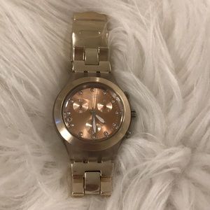Rose gold swatch